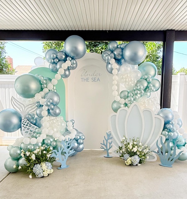 elegant Under the sea baby shower