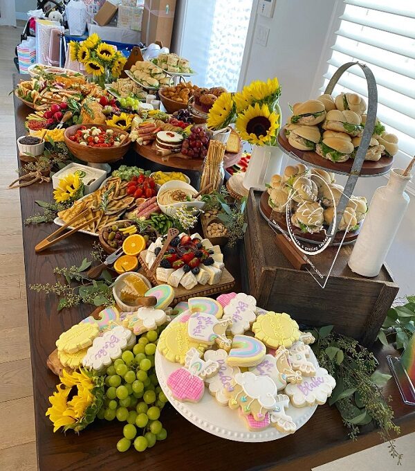 summer sunshine baby shower food ideas