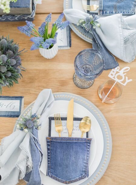 Blue-Jean-Baby-Themed-baby-shower-table-setup
