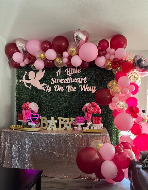 cupid themed baby shower