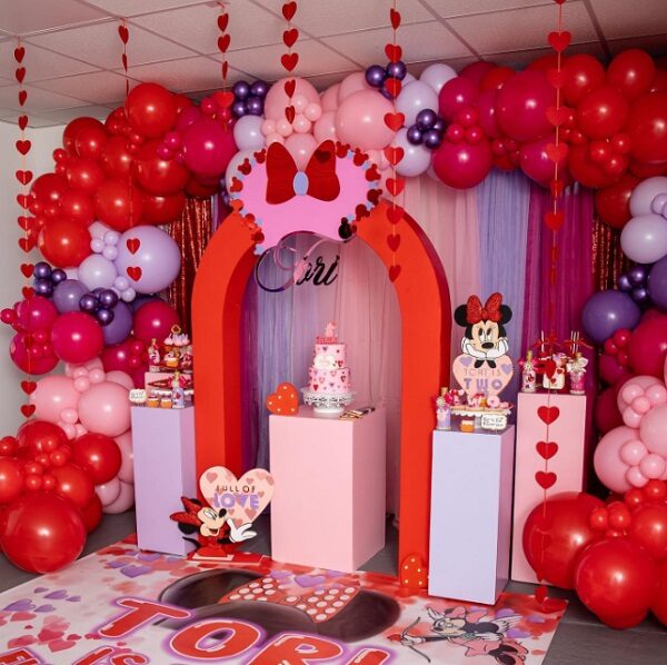 full of love minnie mouse baby shower