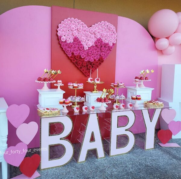 love themed baby shower