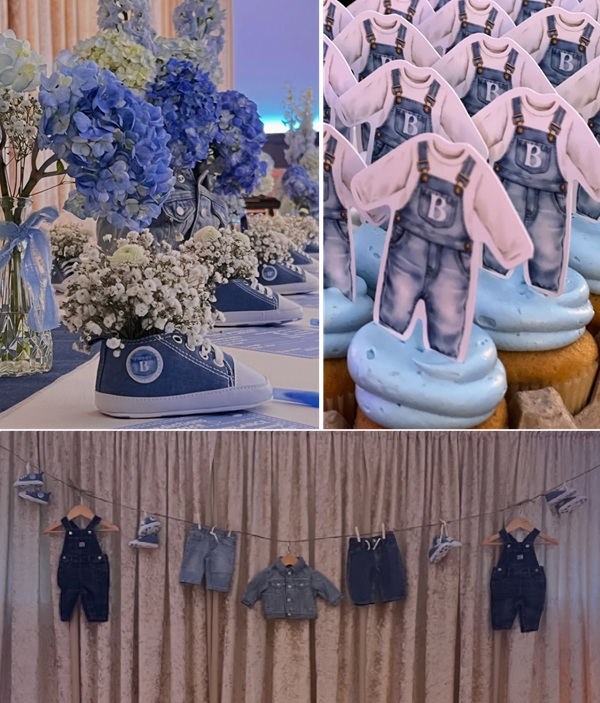 baby denim themed baby shower