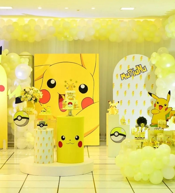 pikachu-baby-shower-setup