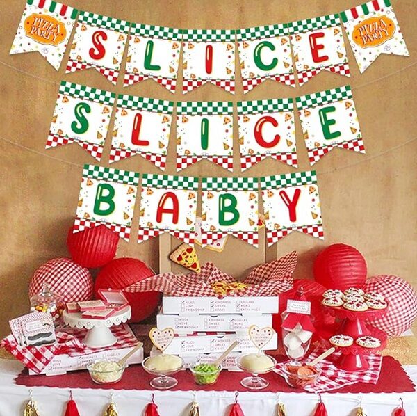 Slice Slice Baby Pizza Decorations