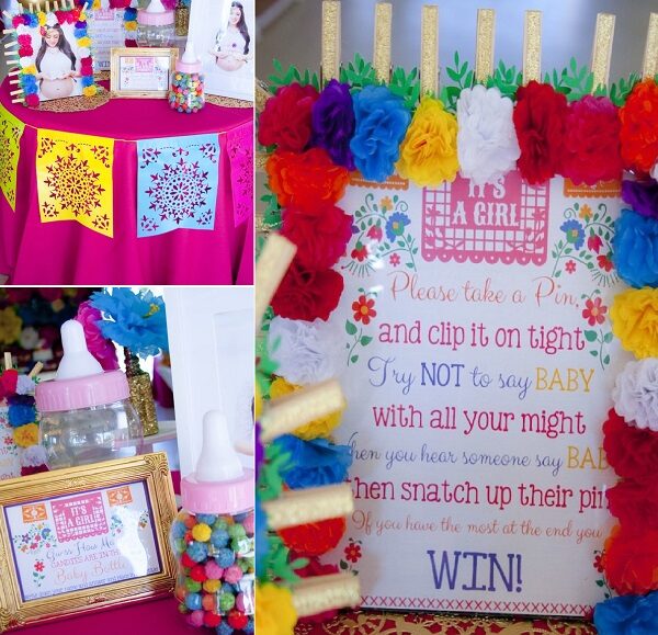 fiesta baby shower games