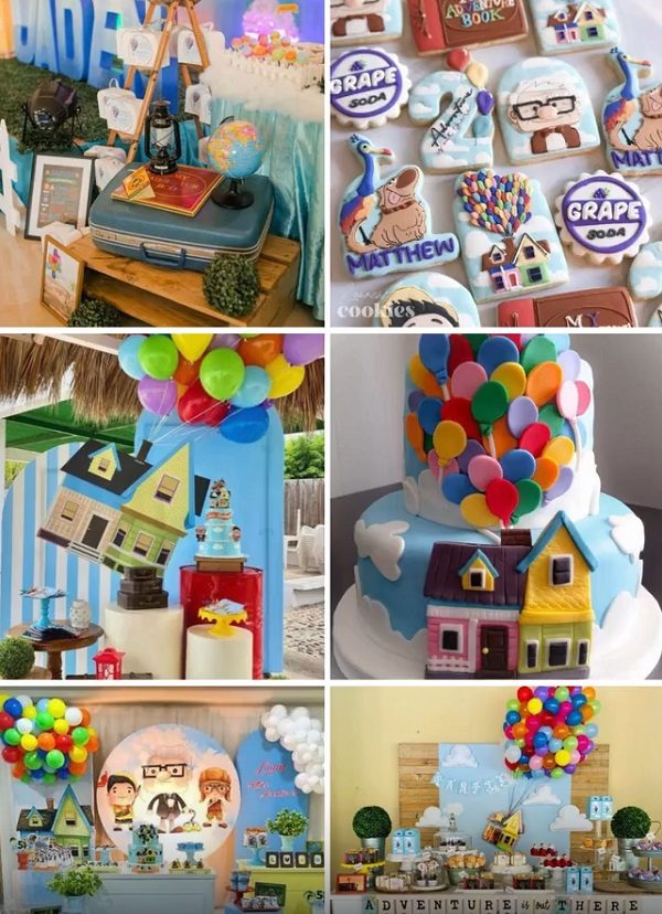 Up movie baby shower decors