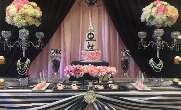 Parisian sweet table