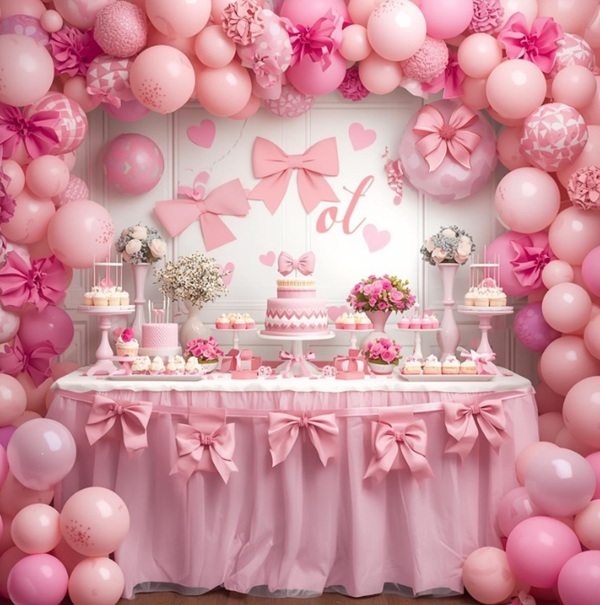 girly baby shower