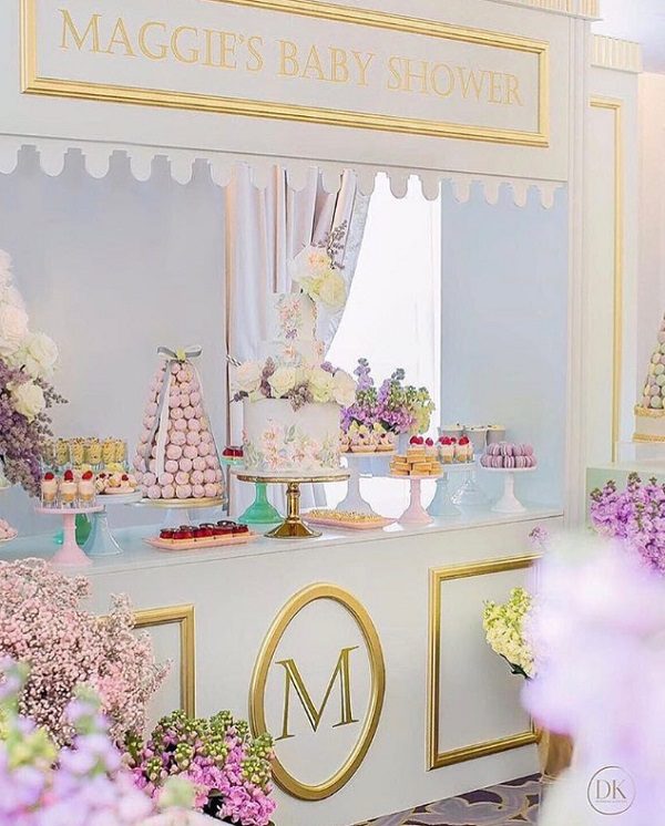 stunning Parisian dessert table
