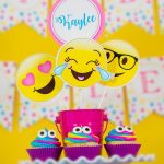 Fun and Colorful Emoji Theme Baby Shower Ideas