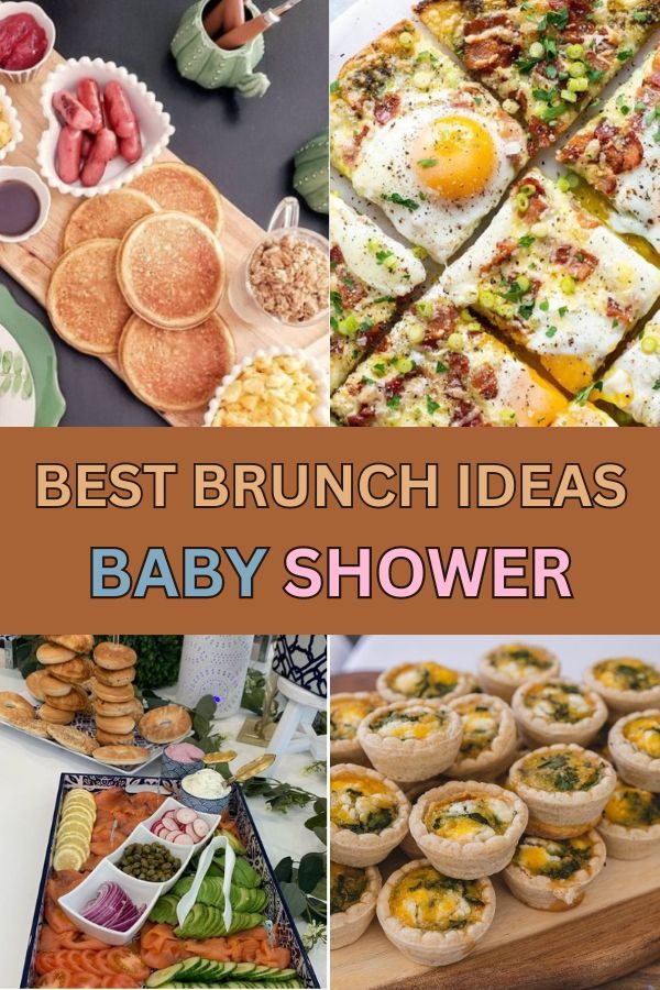 Best Brunch Food Ideas for a Morning Baby Shower