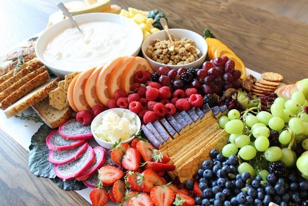 Brunch Yogurt and Charcuterie Style