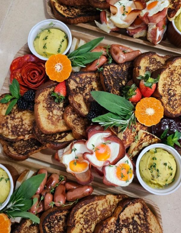 sharing brunch boards