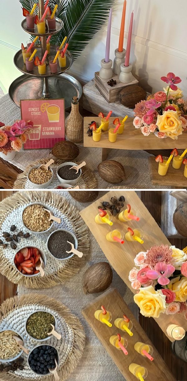 smoothie station tropical