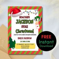 free grinch baby shower invitation how baby stole christmas