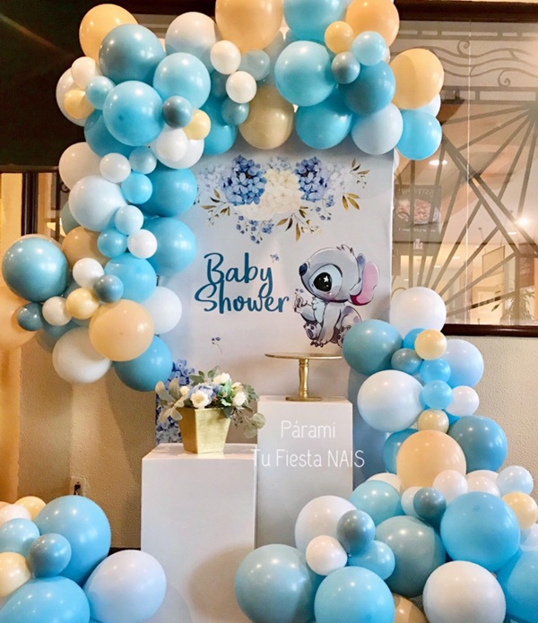 sweet stitch balloon garland and prop