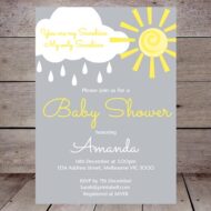 Free sunshine Editable Invitation printable