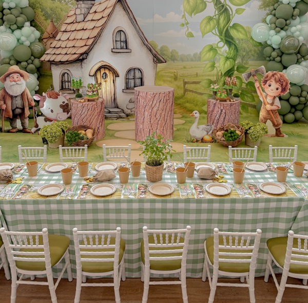 Jack and the Beanstalk themed