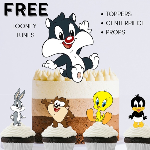 free baby Sylvester cutout printable