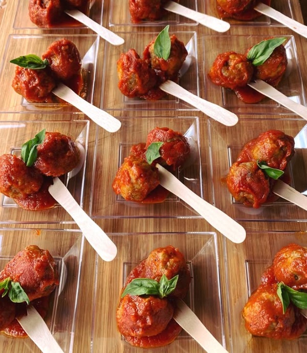 Meatball in finger food size