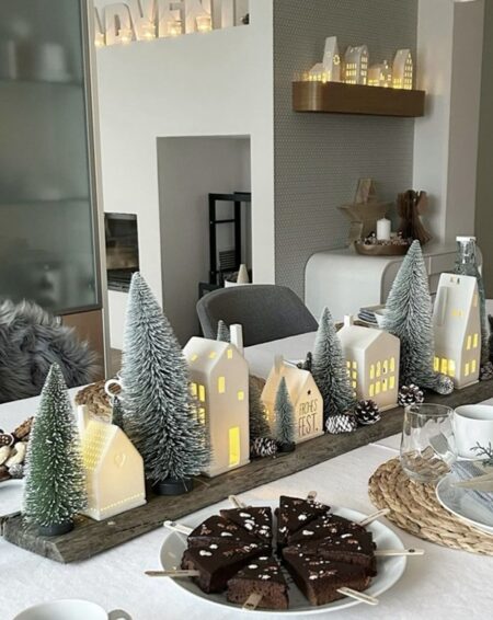 it takes a village table centerpiece