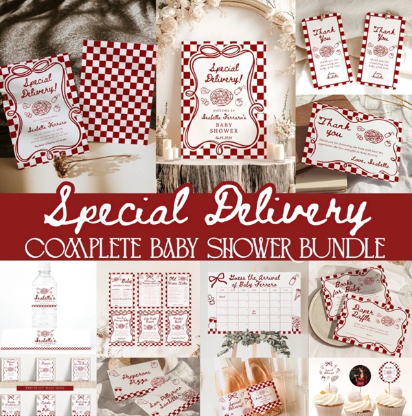 special delivery baby shower
