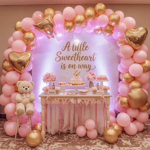 a little sweetheart on the way baby shower party