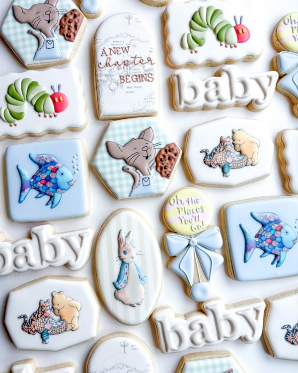 a new chapter begins story book cookies