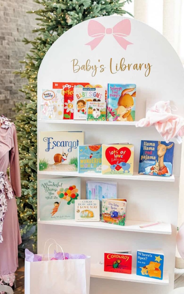 babys library bring a book shelf