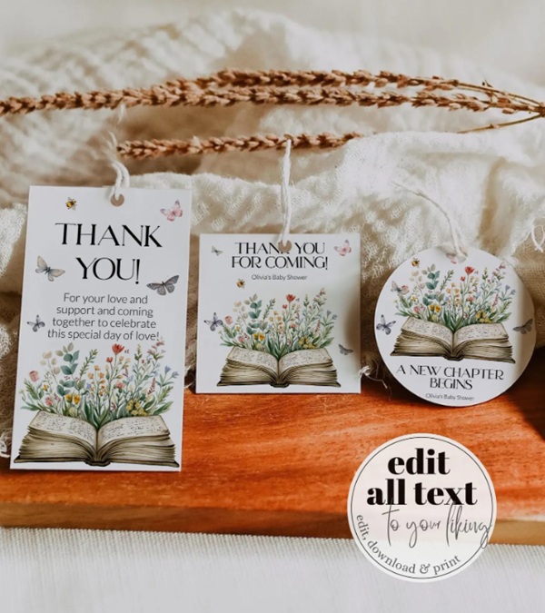 thank you for being a part of our story favors