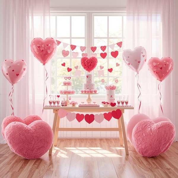 valentines themed baby shower shower dessert table