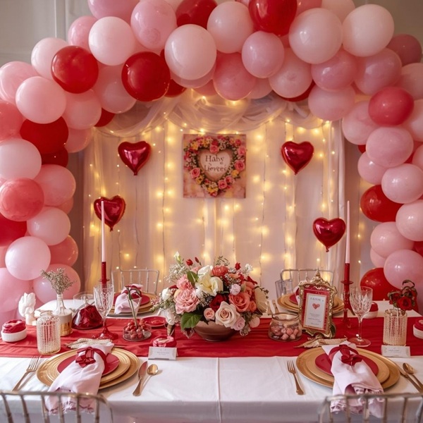 valentines themed baby shower