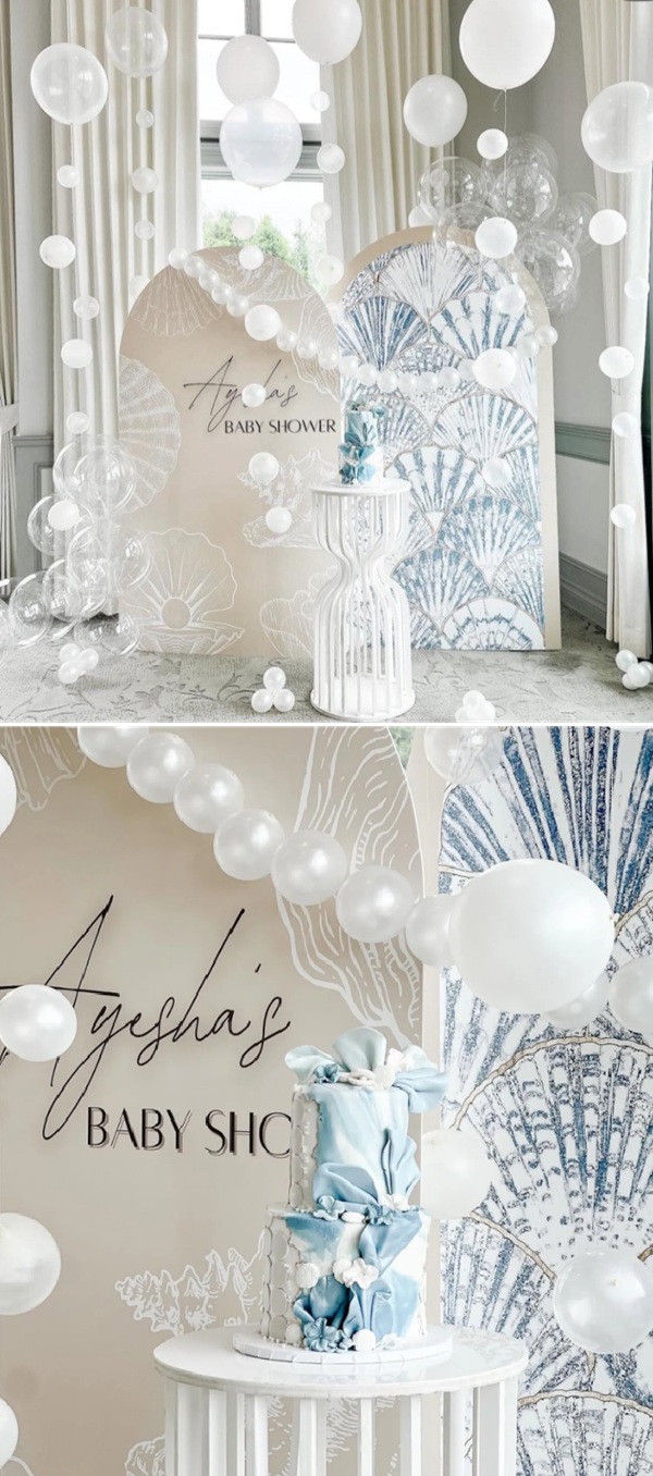 Mother of Pearl seamless design backdrop