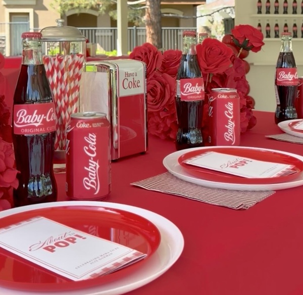 classic soda shops baby shower