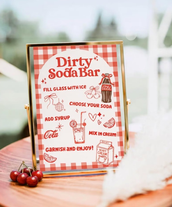 dirty soda bar sign