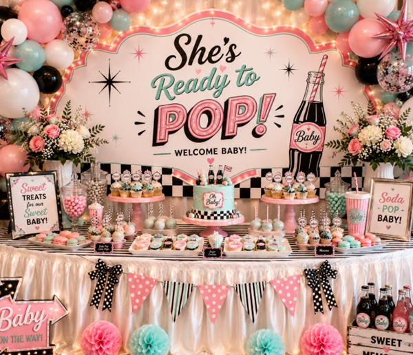 she is ready to pop soda theme