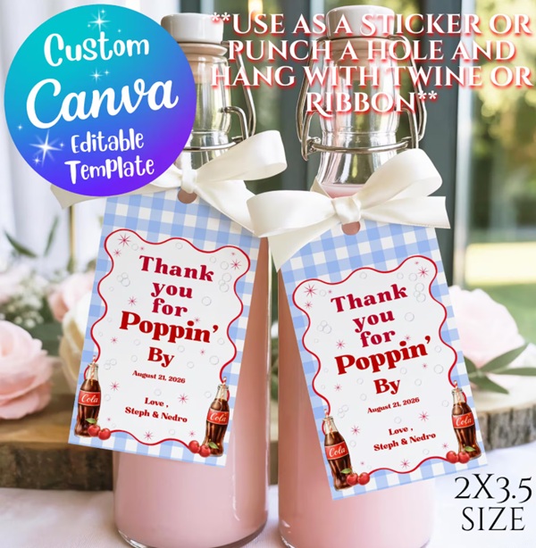 thank you for popping by favor tags