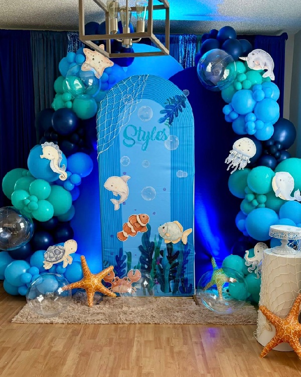 ocean themed backdrop