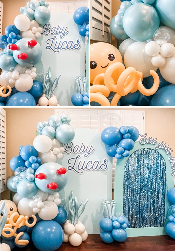 sea you soon animal balloons octopus fish