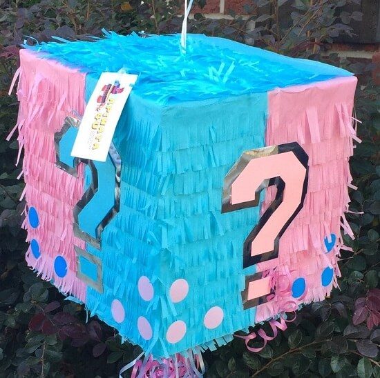 Gender Reveal Pull Strings Pinata